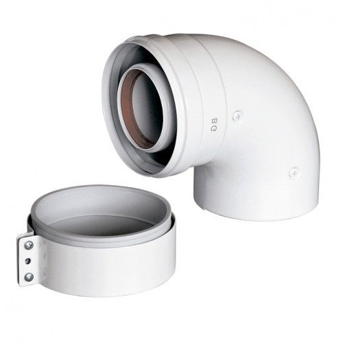 BAXI 714101410 Коаксиальный отвод 90°, диам. 60/100 мм