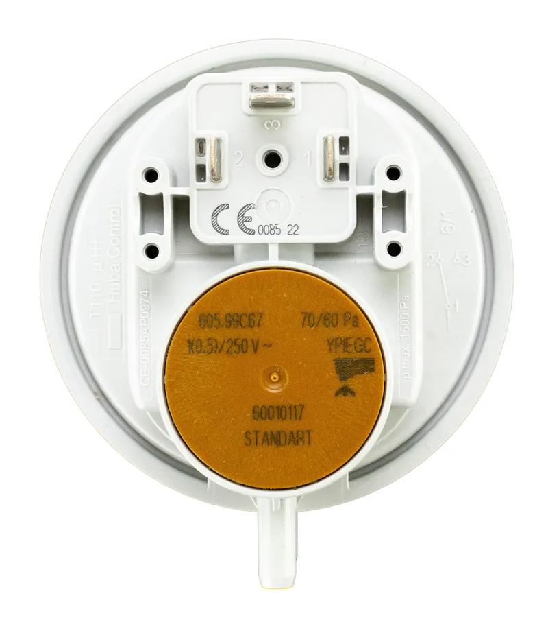 BAXI Реле давления / прессостат 70/60 Pa (Huba 3 вых.), 74/64 для Baxi, Bosch, Buderus U072, 721890300, 710789900, 628770, 87186456530