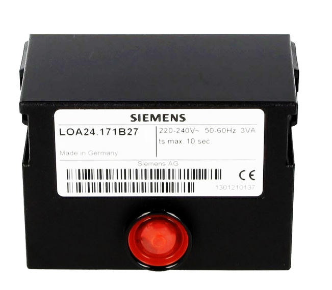Автомат горения Siemens LOA24.171B27 с нижними колодками (ответфланцами)